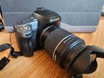 Sony A550 DSLR spiegelreflexcamera + 5 lenzen + accessoires, Gebruikt, Spiegelreflex, Ophalen of Verzenden, 4 t/m 7 keer