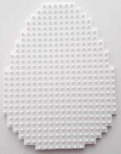 Paasei gesneden uit wit flexibele basisplaat 5 x 6,5 cm, Hobby en Vrije tijd, Knutselen, Nieuw, Materiaal, Ophalen of Verzenden