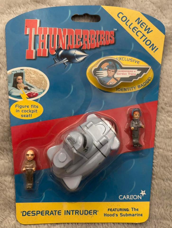 Desperate Intruder Thunderbirds set. Nieuw op kaart!, Verzamelen, Poppetjes en Figuurtjes, Nieuw, Ophalen of Verzenden