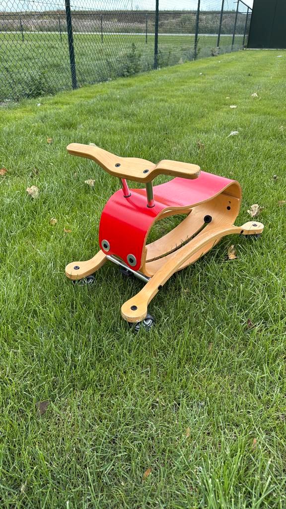 Flip wishbone loopauto, Kinderen en Baby's, Speelgoed | Babyspeelgoed, Gebruikt, Auto, Met wieltjes, Ophalen