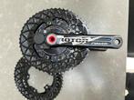 Rotor power crankstel, kettingbladen, UNO ketting & cassette, Ophalen of Verzenden, Gebruikt, Racefiets, Crankstel of Pedalen