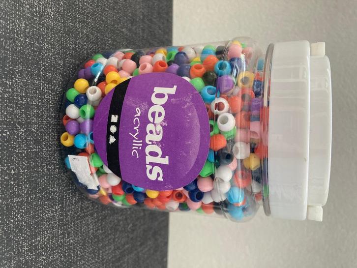 BEADS - Grote Pony pot kralen (700ml), Hobby en Vrije tijd, Kralen en Sieraden maken, Nieuw, Kraal, Ophalen of Verzenden