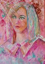Shary lady - Jol Bronkhorst Acrylic, Antiek en Kunst, Ophalen of Verzenden