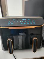 Hyundai Dual airfryer  2x 4 liter, Witgoed en Apparatuur, Airfryers, Ophalen, Nieuw