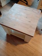 Vierkante Salontafel / Bijzettafel - Goede Staat, Huis en Inrichting, Ophalen, 50 tot 100 cm, Vierkant, 50 tot 100 cm