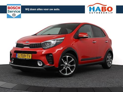 Kia Picanto 1.0 T-GDI X-LINE 5Z 100PK ECC/CRUISE/NAV/CAMERA/, Auto's, Kia, Bedrijf, Te koop, Picanto, ABS, Achteruitrijcamera