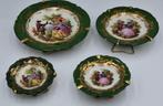 4 miniatuur bordjes Limoges Goudeville, Antiek en Kunst, Ophalen of Verzenden