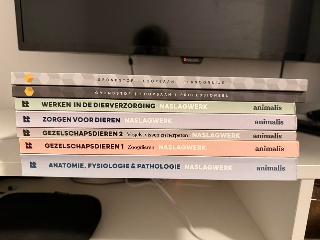 Animalis Boekenpakket - Leerboeken Dierverzorging, Boeken, Ophalen of Verzenden, Zo goed als nieuw, MBO