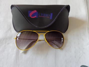nieuw Cerjo zonnebril metaal etui aviator piloten model beschikbaar voor biedingen