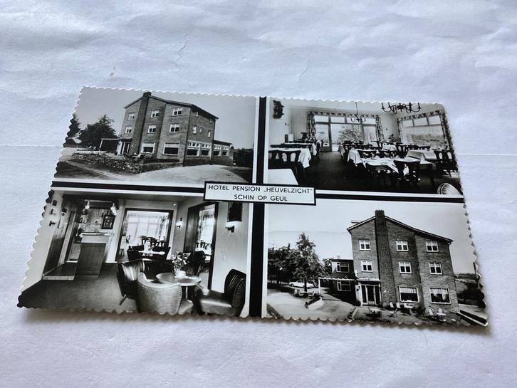Ansichtkaart Hotel Pension Heuvelzicht, Schin op Geul, Verzamelen, Ansichtkaarten | Nederland, Ongelopen, Limburg, 1960 tot 1980