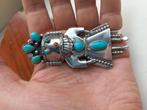 Grote Navajo kachina. Orville Manygoats., Antiek en Kunst, Ophalen of Verzenden, Zilver