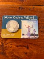 Vredes Vijfje Zilver - 60 Jaar Vrede, Postzegels en Munten, Munten | Nederland, Koningin Beatrix, Zilver, Euro's, Ophalen of Verzenden