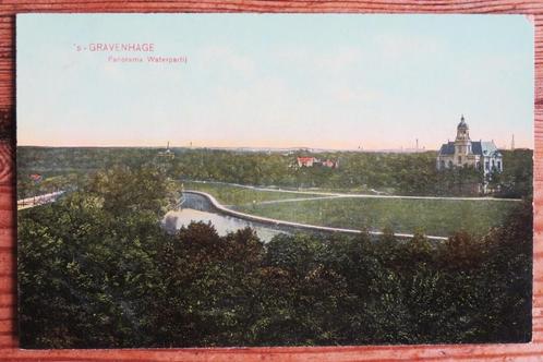 Antiek: 's-Gravenhage / Den Haag Panorama Waterpartij, Verzamelen, Ansichtkaarten | Nederland, Zuid-Holland, Voor 1920, Verzenden