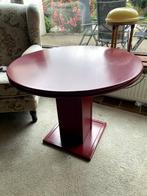 Houten rode tafel 80 cm, Ophalen, Gebruikt, Rond, 75 cm of meer
