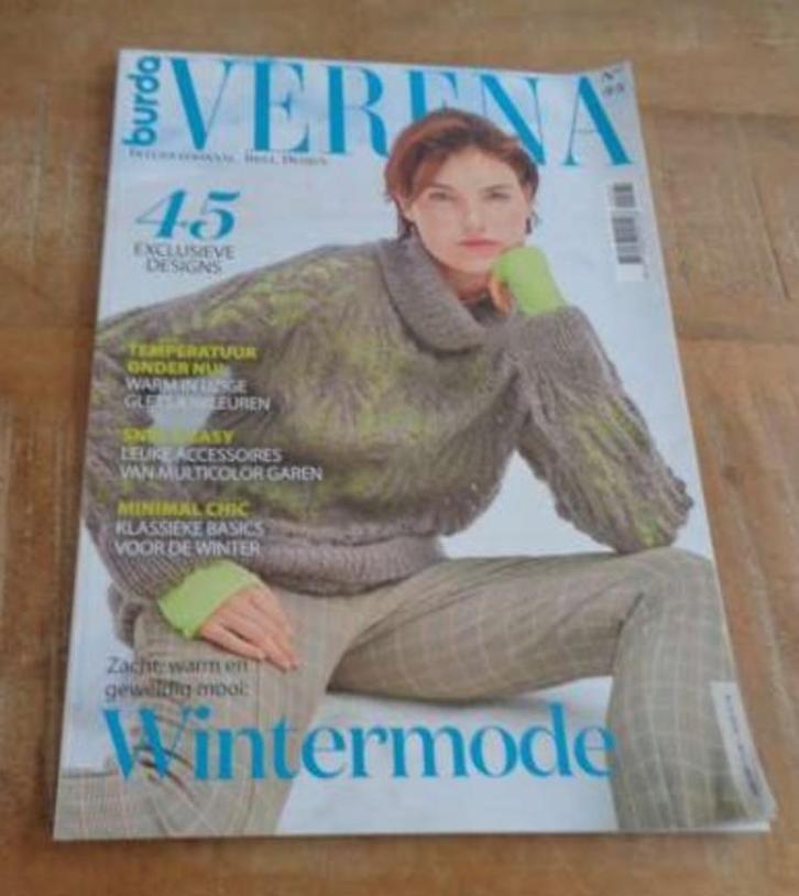 Burda Verena breiboek nummer 35 winter 2020, Hobby en Vrije tijd, Breien en Haken, Zo goed als nieuw, Breien, Patroon of Boek