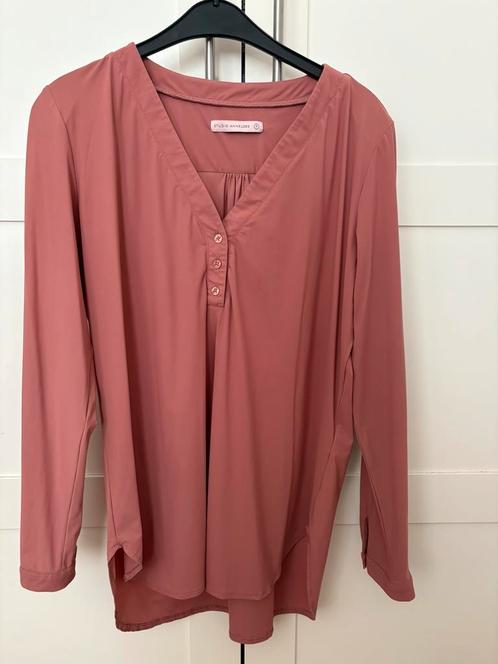 Studio Anneloes blouse Evi dusty rose maat M zgan., Kleding | Dames, Blouses en Tunieken, Zo goed als nieuw, Maat 38/40 (M), Roze