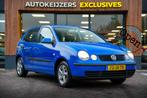 Volkswagen Polo 1.2-12V Comfortline Cruise Control Centrale, Auto's, Volkswagen, Stof, Zwart, Blauw, 1198 cc