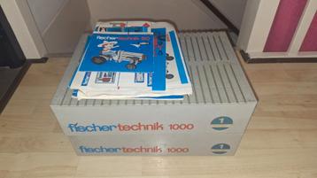 Fischertechnik 2x 1000 kist vol beschikbaar voor biedingen