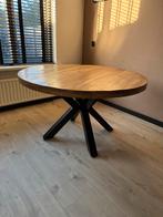 Ronde eettafel 130cm, Huis en Inrichting, Tafels | Eettafels, 100 tot 150 cm, Rond, Zo goed als nieuw, Vijf personen of meer