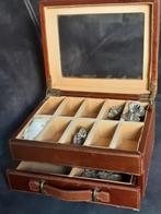 "Koffer"met vakjes +sieradenlade" "theedoos brocante", Antiek en Kunst, Ophalen of Verzenden