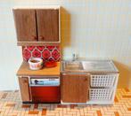 Vintage Lundby poppenhuis keuken retro jaren 70, Gebruikt, Ophalen of Verzenden, Gebruiksvoorwerp