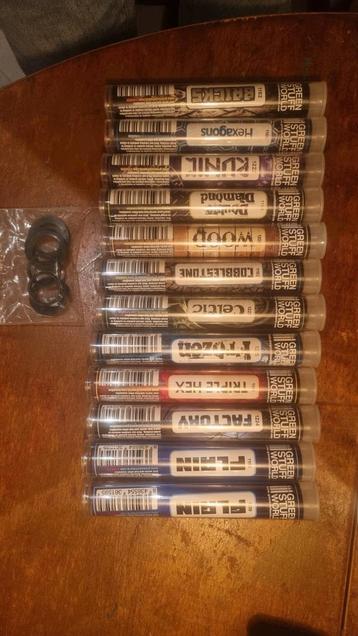 12x Green Stuff World Rolling Pins - Warhammer/D&D beschikbaar voor biedingen