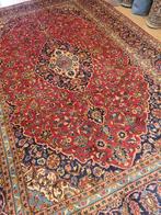 Vintage handgeknoopt perzisch tapijt kashan 375x240, 200 cm of meer, 200 cm of meer, Gebruikt, Rechthoekig