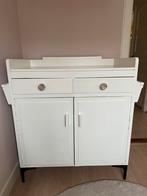 Vintage Retro Commode - wit, Kinderen en Baby's, Kinderkamer | Commodes en Kasten, Ophalen, Gebruikt, 50 tot 70 cm, 75 tot 100 cm