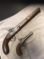 Antieke percussie pistolen anno 1800, Antiek en Kunst, Ophalen of Verzenden