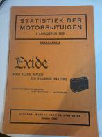 Centraal Bureau voor de Statistiek — Motorrijtuigen 1931, Gelezen, Algemeen, Ophalen of Verzenden, CBS