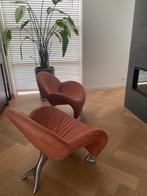 2 x Papageno Leolux, Huis en Inrichting, Fauteuils, Ophalen, Gebruikt, 75 tot 100 cm, Leer