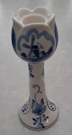 Mooie Delftsblauwe kaarsenstandaard, Ophalen of Verzenden, Overige materialen, Minder dan 25 cm
