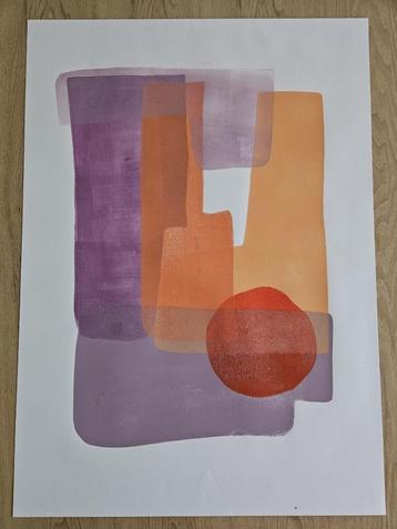 Schilderij Enkel Art Studio – ‘Start Wearing Purple’ beschikbaar voor biedingen