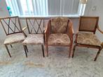 Pander eetstoelen ,fauteuils en tafeltje., Antiek en Kunst, Antiek | Meubels | Stoelen en Banken, Ophalen of Verzenden