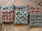 Tuinkussens Afrikaanse stijl - 6 stuks, Ophalen, Gebruikt, Overige kleuren, Vierkant