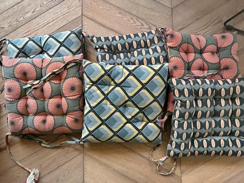 Tuinkussens Afrikaanse stijl - 6 stuks, Huis en Inrichting, Woonaccessoires | Kussens, Gebruikt, Overige kleuren, Vierkant, Ophalen