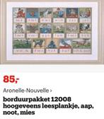 BORDUURPAKKET HOOGEVEENS LEESPLANKJE, Hobby en Vrije tijd, Borduren en Borduurmachines, Verzenden, Nieuw, Handborduren, Borduurpakket