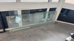 Glas platen totaal 9 stuks, Minder dan 80 cm, Zo goed als nieuw, Glasplaat, 160 cm of meer