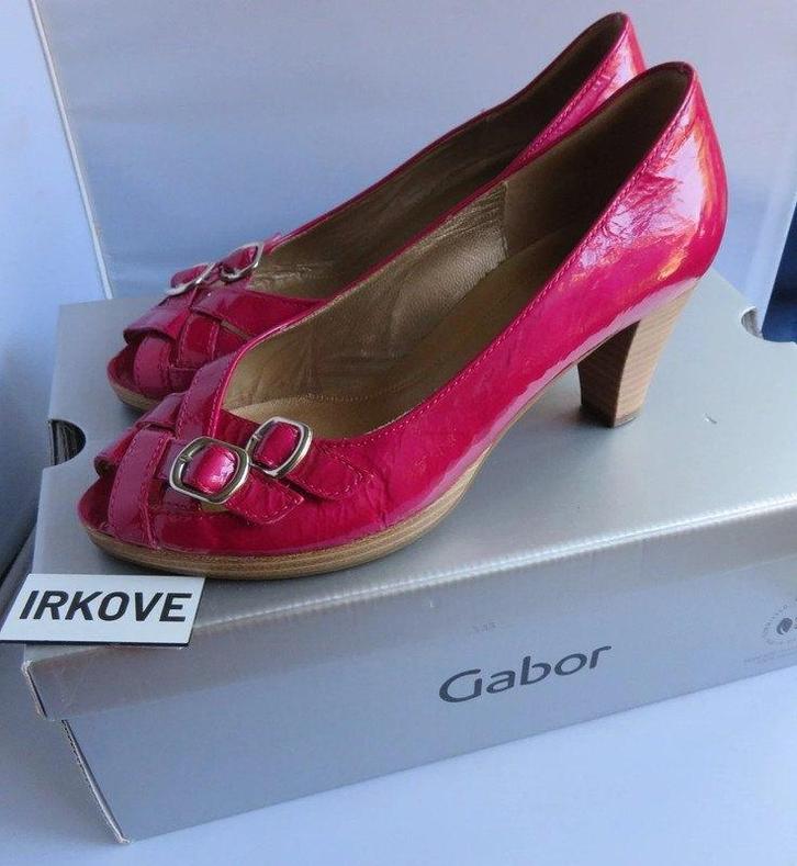 GABOR CYCLAAM KLEUR LAK SCHOENEN * Maat 37 *, Kleding | Dames, Schoenen, Zo goed als nieuw, Pumps, Roze, Verzenden