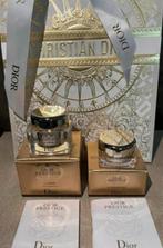 Dior Prestige la crème & oogcrème in luxe gouden cadeau tas, Ophalen of Verzenden, Nieuw, Gehele gezicht, Verzorging