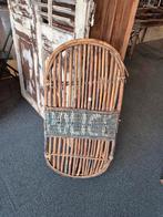 Vintage Bamboe ME Schild uit India, Ophalen of Verzenden