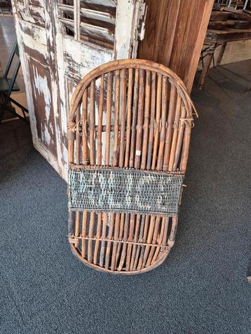 Vintage Bamboe ME Schild uit India beschikbaar voor biedingen