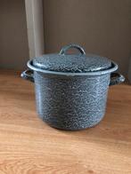 Grijze ( wolkjes ) emaille pan, Huis en Inrichting, Ophalen of Verzenden, Zo goed als nieuw, Overige materialen