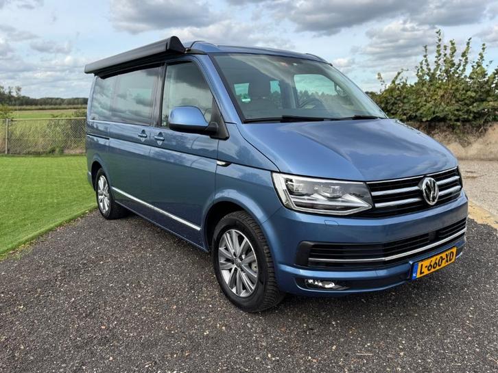 Volkswagen California 2.0D 198pk 2019 Blauw, Auto's, Volkswagen, Particulier, Transporter, ABS, Achteruitrijcamera, Adaptieve lichten