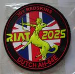 Patch 301 Squadron RIAT 2025 Dutch AH-64E, Verzamelen, Militaria | Algemeen, Ophalen of Verzenden, Luchtmacht, Nederland, Embleem of Badge
