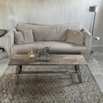 Salontafel / bankje van oud hout  *SALE* beschikbaar voor biedingen