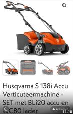 HUSQVARNA VERTICUTEERMACHINE,ZONDER ACCU EN ZONDER OPLADER, Tuin en Terras, Ophalen, Gebruikt, Husqvarna