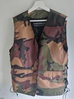 Biker vest bodywarmer camouflage, Kleding | Heren, Bodywarmers, Nieuw, Groen, Ophalen of Verzenden