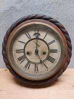 Antieke Ansonia Wandklok ca. 1890 - New York - Werkend, Ophalen of Verzenden