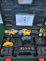 Nieuwe DW Germany slagmoersleutel en haakse slijper,2 accu’s, Auto diversen, Autogereedschap, Ophalen of Verzenden, DW germany